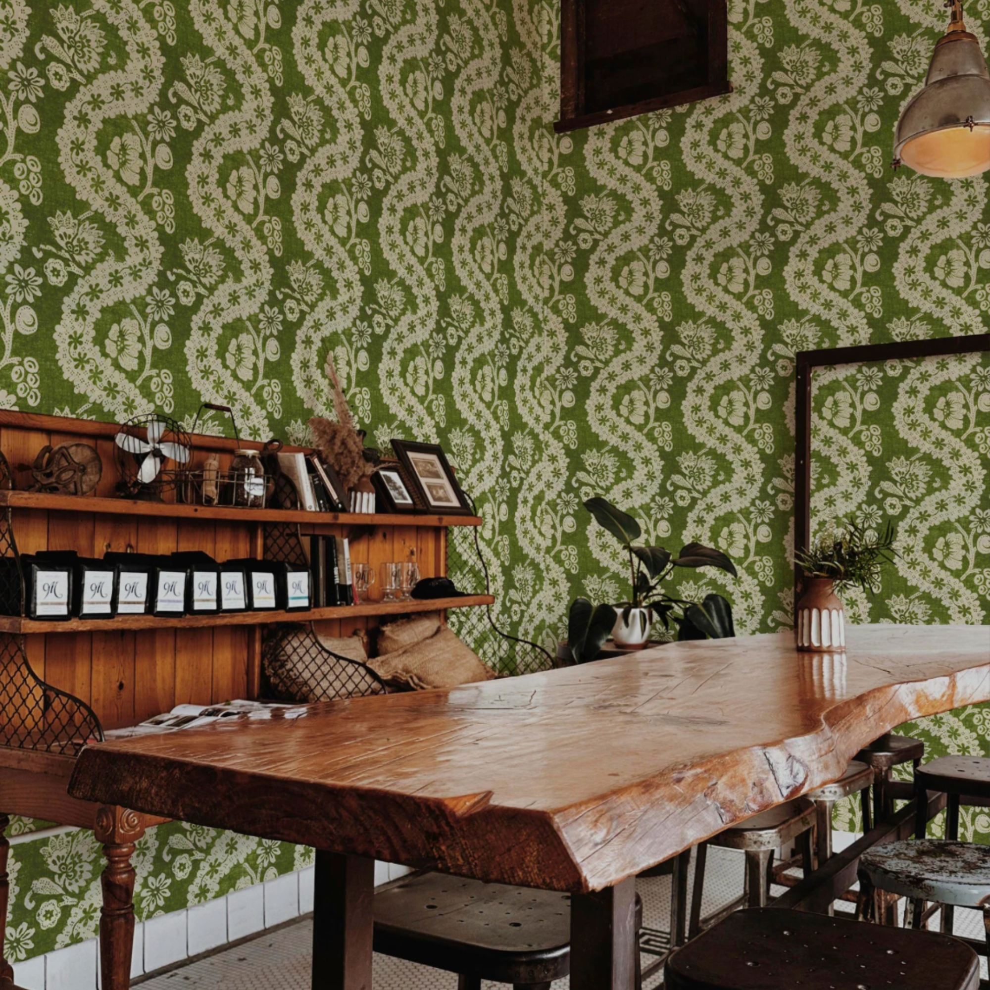 'Oratorio' Wallpaper in Green - Screenshot 2025 03 20 At 15 32 17