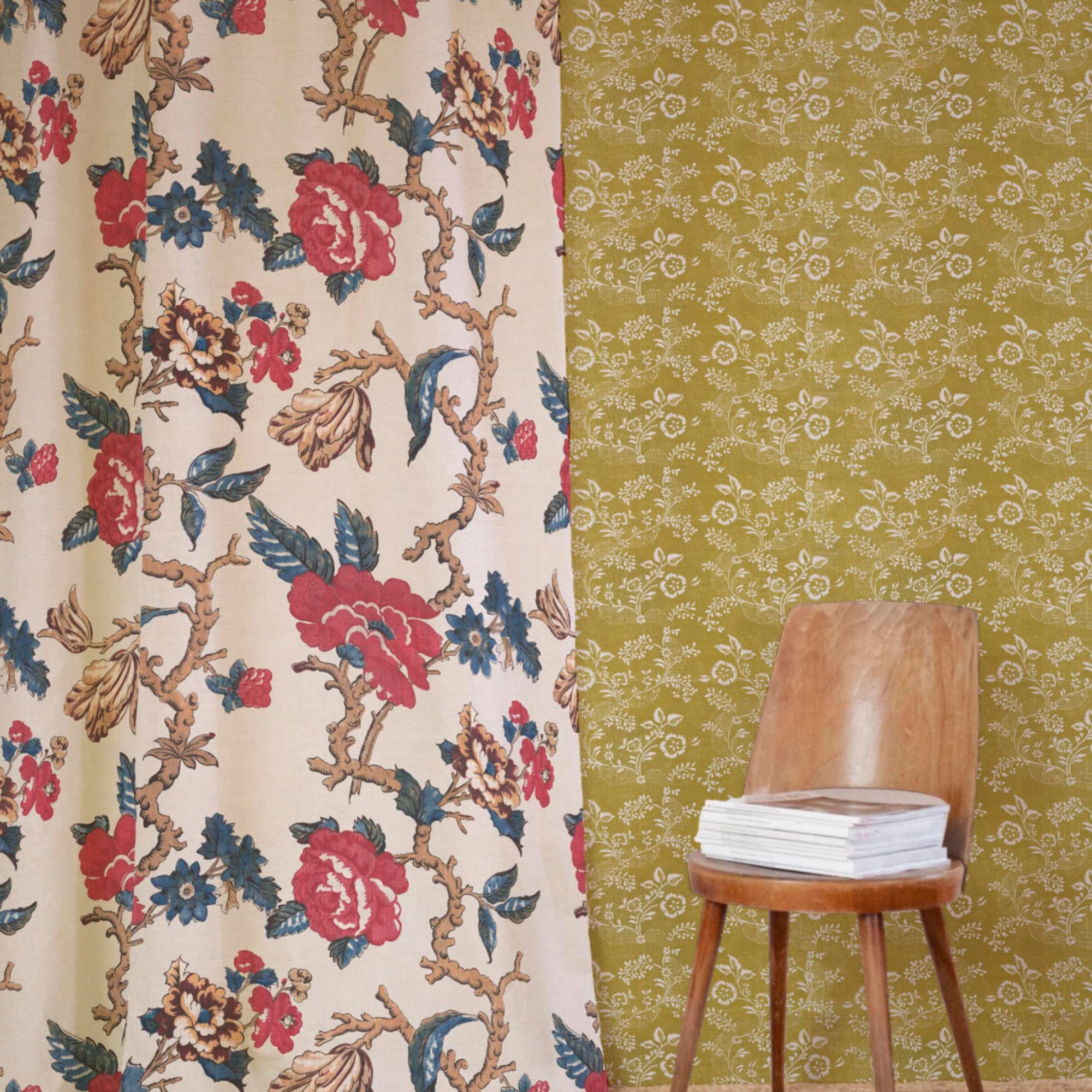 'Menuet' Wallpaper in Yellow - Screenshot 2025 03 20 At 15 35 58