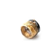 Disa Allsopp Spaghetti Ring 18K Gold/Silver 5 Diamonds - Disa Allsopp 18 K Gold Silver 5 Diamonds 2000 X 2000 Px