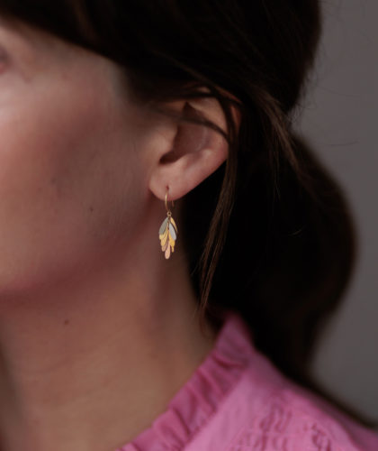 The Garnered - Sia Taylor Me15 Rain Rain Gold Earrings 3