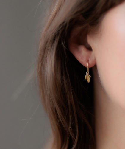 The Garnered - Sia Taylor Me20 Y Yellow Gold Earrings 3