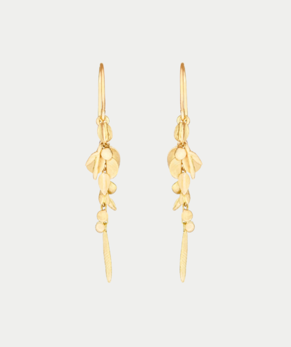 The Garnered - Sia Taylor Me3 Y Yellow Gold Earrings 1