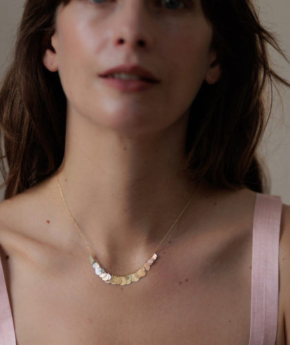 The Garnered - Sia Taylor Mn11 Rain Rain Gold Necklace 3
