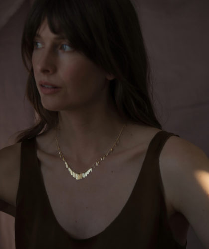 The Garnered - Sia Taylor Mn12 Y Yellow Gold Necklace 3