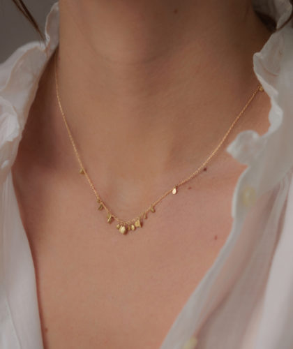 The Garnered - Sia Taylor Mn18 Y Yellow Gold Necklace 3