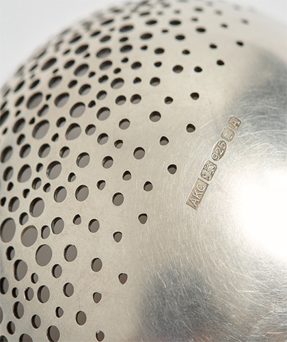 The Garnered - Ane Christensen Hallmark Sterling Silver Crumbling Bowl Tn