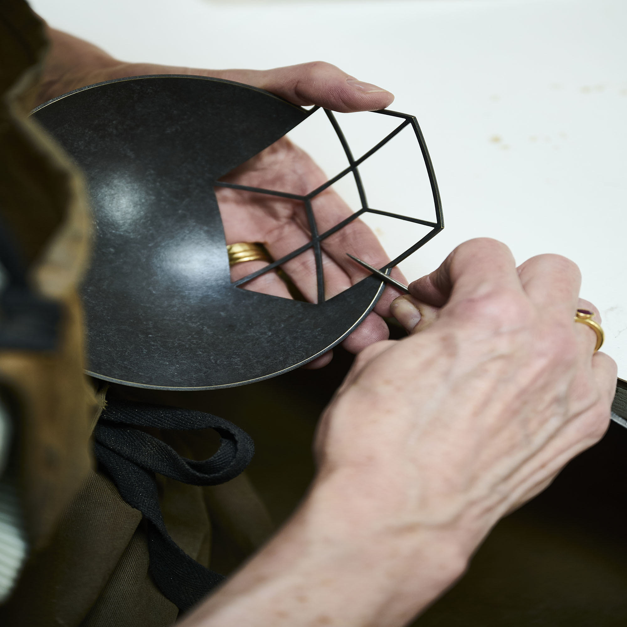 Negative Bowl - Cuboid - Ane Christensen Negative Bowl Cuboid The Garnered ©Sarahweal 2000