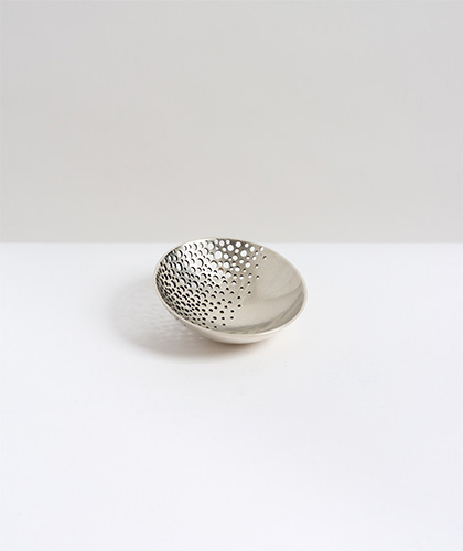 The Garnered - Ane Christensen Sterling Silver Crumbling Bowl The Garnered Tn